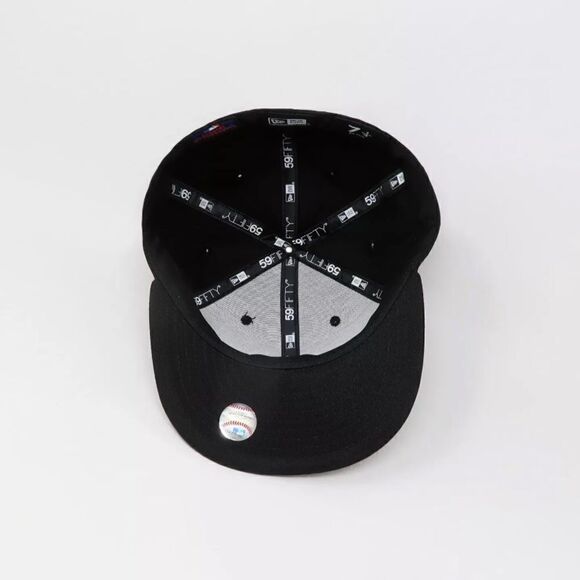 New Era 59Fifty Hat Basic Washington Nationals "W" Black - Picture 5 of 13